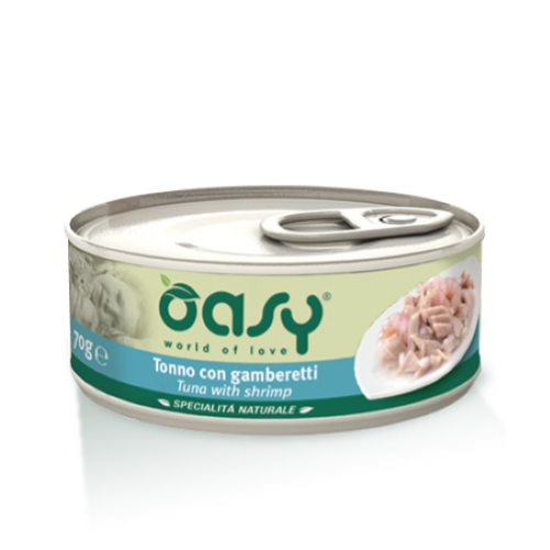 Oasy Specialità Naturale Tonno con Gamberetti 150gr Oasy Specialità Naturale Tonno con Gamberetti 150gr
